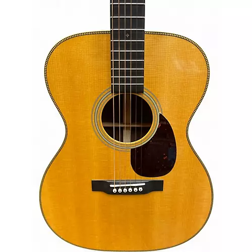 Used Martin OM28 Natural Acoustic Guitar Natural - musicians--Friend