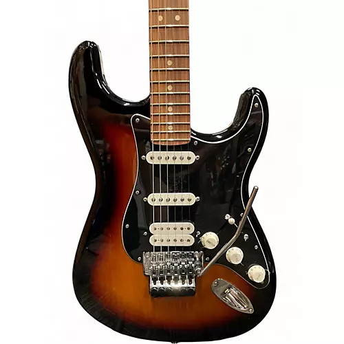 Used Fender Player Stratocaster HSS FR 3 Tone Sunburst Solid Body Electric Guitar 3 Tone Sunburst - musicians--Friend