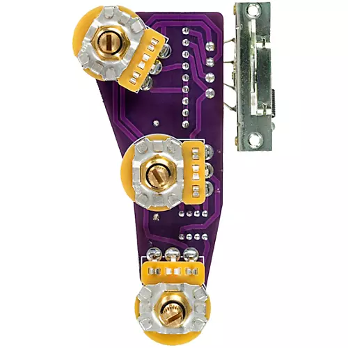 Mojotone Solderless Convertible Strat Guitar Wiring Harness With 500K Potentiometers - musicians--Friend