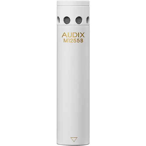 Audix M1255B Miniturized High Output Condenser Microphone for Distance Miking Supercardioid White - musicians--Friend