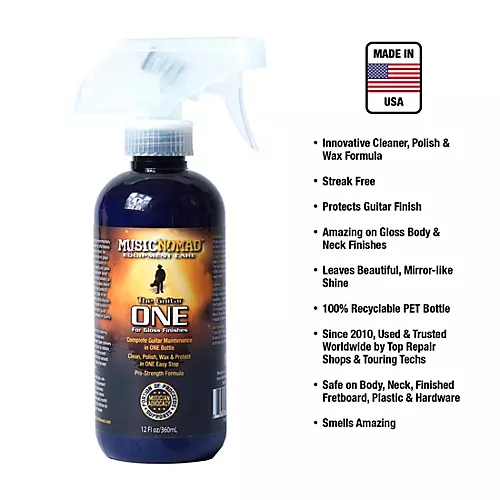 Music Nomad 12oz  Complete Guitar Maintenance in One Bottle - musicians--Friend