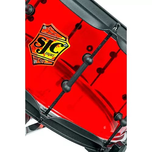 SJC Drums Josh Dun Torch Snare Drum 14 x 6.5 in. Yellow Acrylic - musicians--Friend