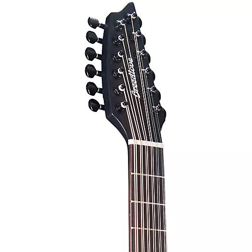 Breedlove Discovery Double Course 12-String Spruce-Mahogany Concert Acoustic-Electric Guitar Satin Black - musicians--Friend