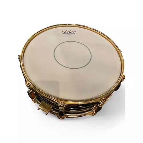 Used TAMA 14X5.5 Simon Phillips Gladiator Black and Gold Drum Black and Gold 211 - musicians--Friend