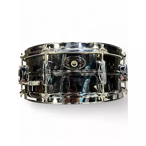 Used TAMA 14X5.5 Imperialstar Snare BLACK NICKEL Drum BLACK NICKEL 211 - musicians--Friend