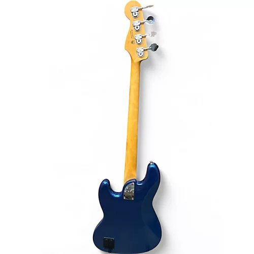 Used 2021 Fender American Ultra Jazz Bass Blue Electric Bass Guitar Blue - musicians--Friend