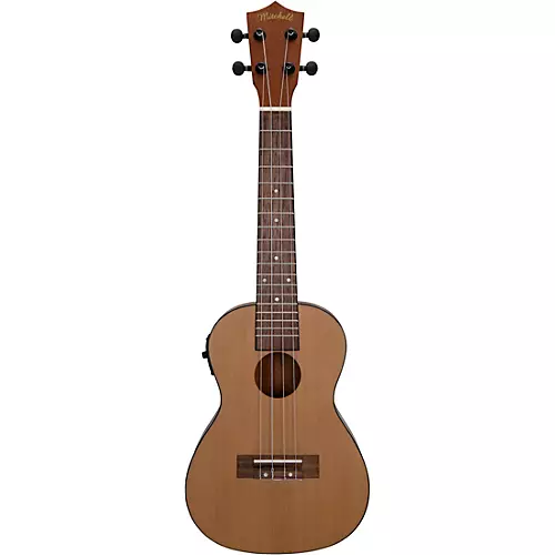 Mitchell MU50SE Acoustic-Electric Concert Ukulele With Solid Cedar Top Natural - musicians--Friend
