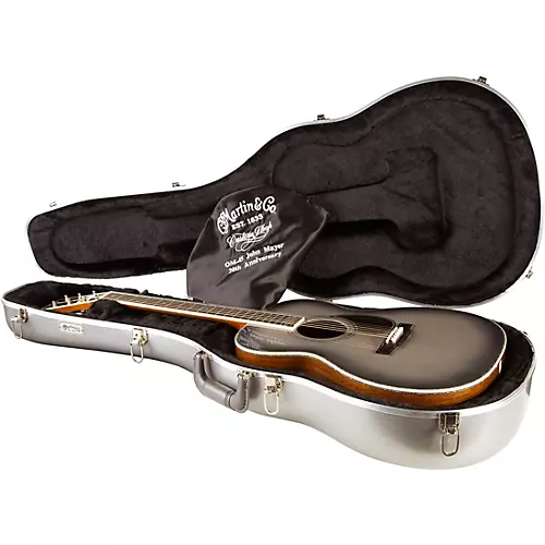 Martin Limited-Edition OM-45 John Mayer Signature Platinum Acoustic Guitar Gray Sunburst - musicians--Friend