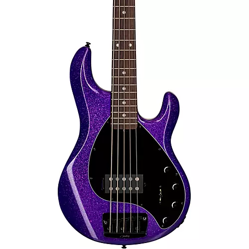 Sterling by Music Man StingRay RAY35 Sparkle Bass Guitar Purple Sparkle - musicians--Friend