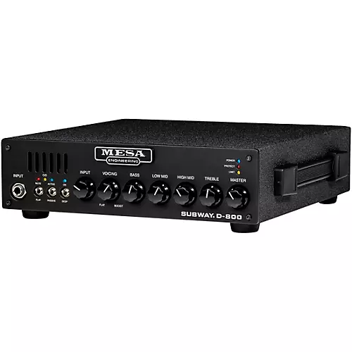 MESA/Boogie Subway D-800 Lightweight Solid-State Bass Amp Head Black - musicians--Friend