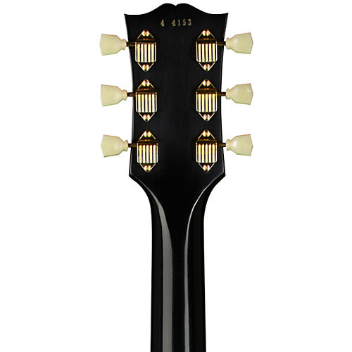 Gibson Custom 1954 Les Paul Custom Staple Pickup Reissue VOS Electric Guitar Ebony - musicians--Friend