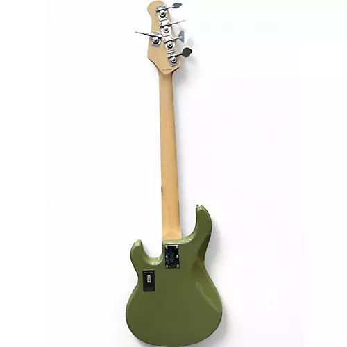 Used Sterling by Music Man STINGRAY 5 Olive Green Electric Bass Guitar Olive Green - musicians--Friend