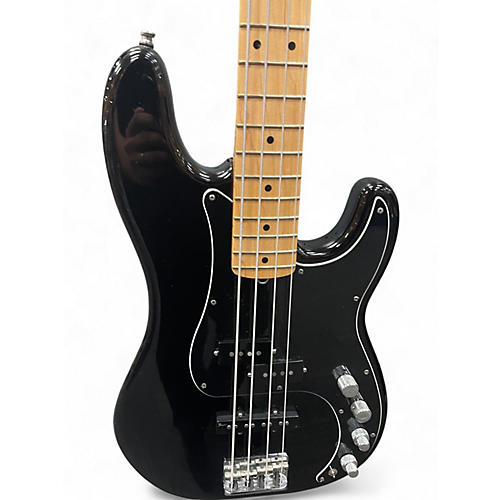 Used Fender AMERICAN DELUXE PRECISION BASS Black Electric Bass Guitar Black - musicians--Friend