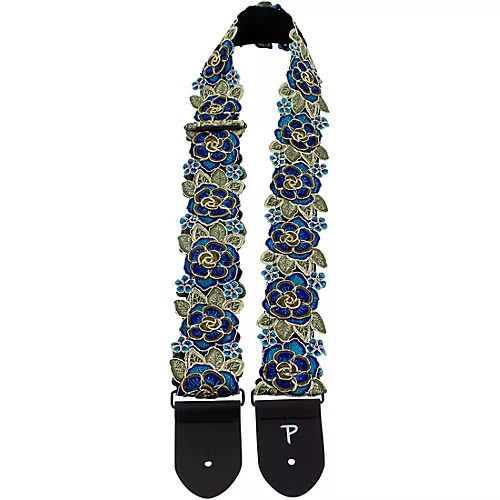 Perri's Floral Lace Guitar Strap 2 in. - musicians--Friend