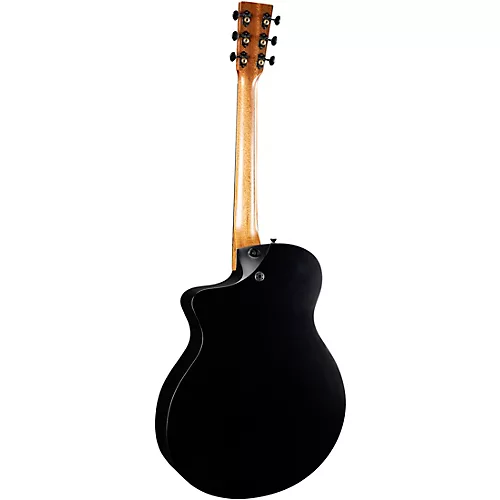 Martin SCE Custom Road Series Koa Acoustic-Electric Guitar Black - musicians--Friend