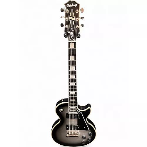 Used Epiphone Les Paul Classic Silverburst Solid Body Electric Guitar Silverburst - musicians--Friend