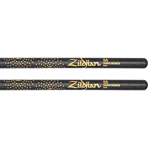 Zildjian Limited-Edition Z Custom Black Chroma Drum Sticks 5B Wood - musicians--Friend