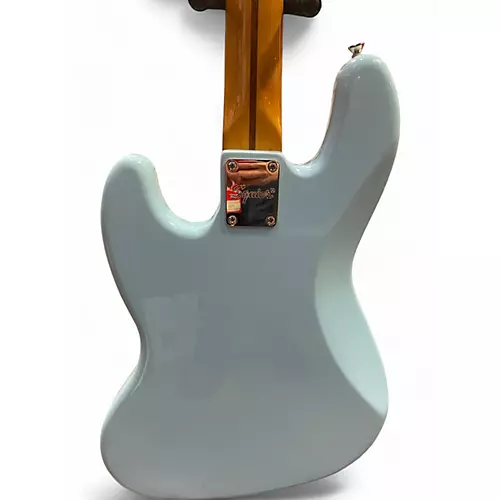 Used Squier Classic Vibe 1960S Jazz Bass Daphne Blue Electric Bass Guitar Daphne Blue - musicians--Friend