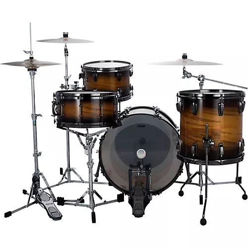 Ludwig Maple Exotic 3-Piece Downbeat Shell Pack with 20 in. Bass Drum Nocturne Burst - musicians--Friend