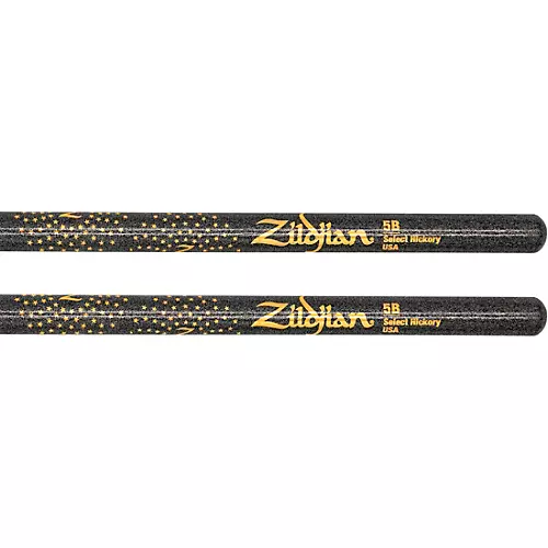 Zildjian Limited-Edition Z Custom Black Chroma Drum Sticks 5B Wood - musicians--Friend