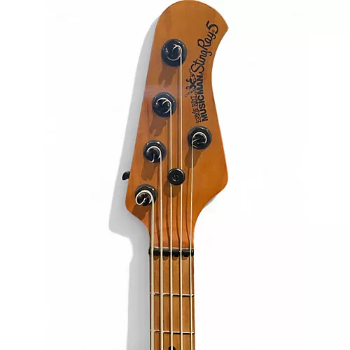 Used Ernie Ball Music Man StingRay 5 Special HH Emerald Iris Electric Bass Guitar Emerald Iris - musicians--Friend