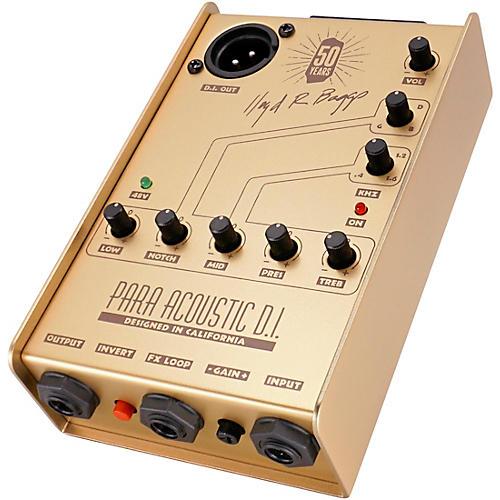 LR Baggs 50th Anniversary Gold Para Acoustic Guitar DI and Preamp - musicians--Friend