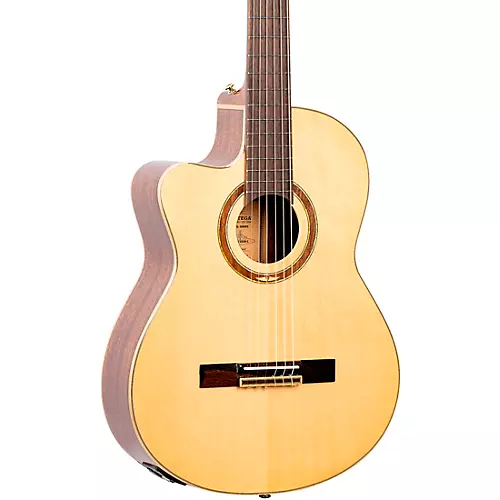 Ortega Performer Series RCE138SN-L Acoustic Electric Nylon Guitar Natural - musicians--Friend
