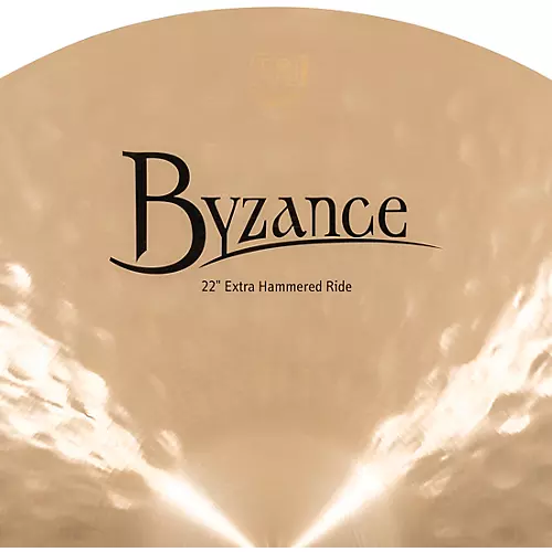 MEINL Byzance Traditional Extra Hammered Ride Cymbal 22 in. - musicians--Friend