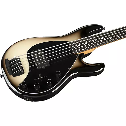 Ernie Ball Music Man StingRay5 Special H 5-String Electric Bass Guitar Black and Chrome - musicians--Friend