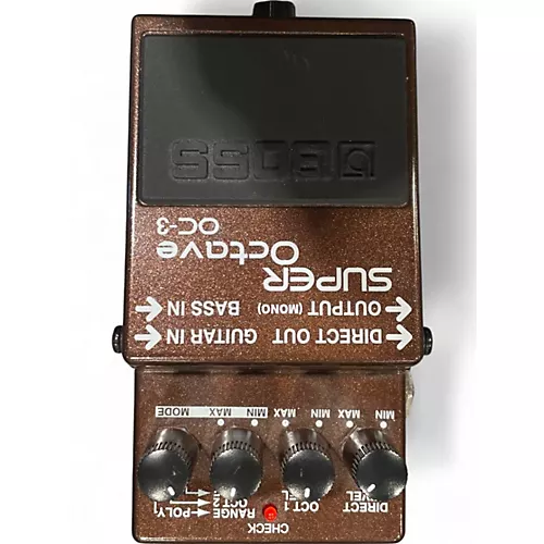 Used BOSS OC3 Super Octave Effect Pedal - musicians--Friend
