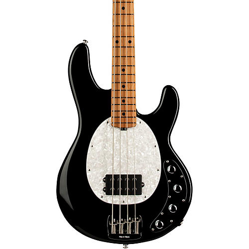 Ernie Ball Music Man Stingray Special 4 H Limited-Edition Roasted Maple Fingerboard Electric Bass Black - musicians--Friend