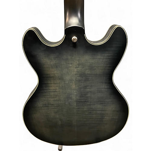 Used 2020s Schecter Guitar Research Corsair Custom Trans Black Hollow Body Electric Guitar Trans Black - musicians--Friend