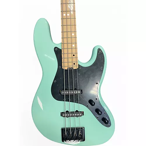 Used Schecter Guitar Research J-4 Seafoam Green Electric Bass Guitar Seafoam Green - musicians--Friend