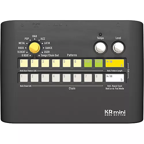 Open-Box KORG KR mini Compact Rhythm Machine Condition 1 - Mint - musicians--Friend