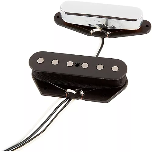 Fender Tex-Mex Telecaster Pickups Black and Chrome - musicians--Friend