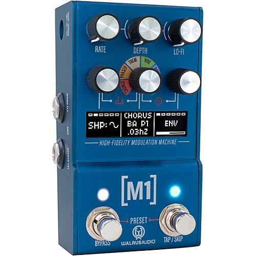 Walrus Audio Mako Series M1 High-Fidelity Modulation Machine MKII Blue - musicians--Friend