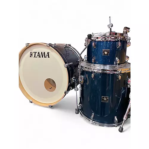 Used TAMA 3 Piece Superstar Classic Indigo Sparkle Drum Kit Indigo Sparkle - musicians--Friend