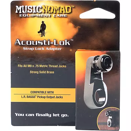 Music Nomad Acousti-Lok Strap Lock Adapter for Metric Output Jacks - musicians--Friend