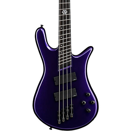 Spector NS Dimension HP 4 Four-String Multi-scale Electric Bass White Sparkle Gloss - musicians--Friend