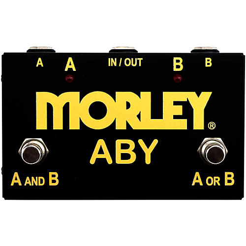 Morley Gold Series ABY Switcher Black - musicians--Friend