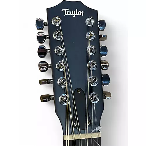Used Taylor 150e Natural 12 String Acoustic Guitar Natural - musicians--Friend