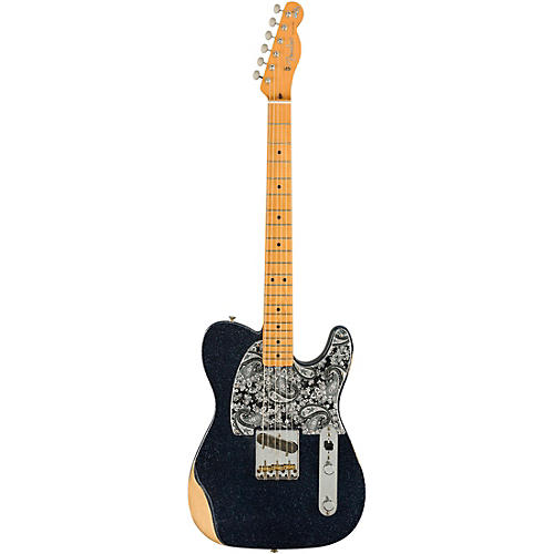 Fender Brad Paisley Esquire Electric Guitar Black Sparkle - musicians--Friend