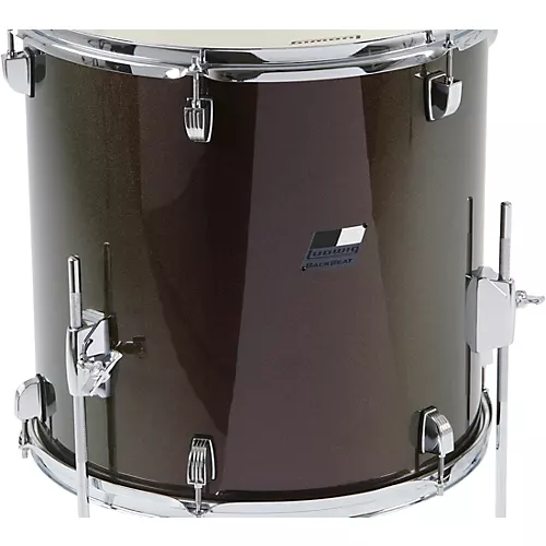 Ludwig BackBeat Complete 5-Piece Drum Set With Hardware and Cymbals Metallic Purple Mist - musicians--Friend