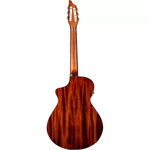 Breedlove Pursuit Exotic S CE Cedar-Myrtle Concert Acoustic-Electric Classical Guitar Natural - musicians--Friend