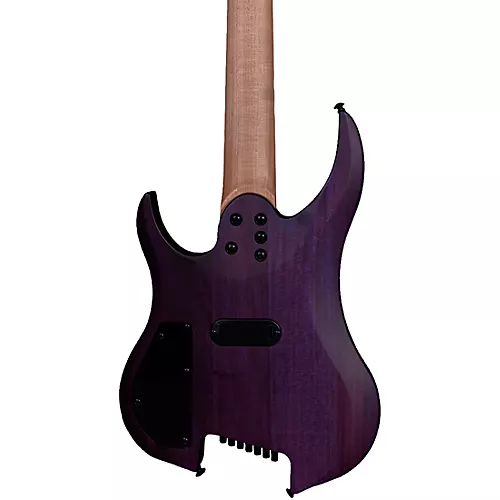 Legator Ghost 7 String Multi-Scale Super Shred Series Flamed Maple Electric Guitar Purple - musicians--Friend