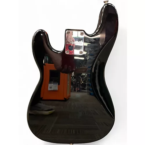 Used Squier mini bass black Electric Bass Guitar black - musicians--Friend
