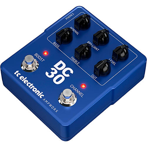 TC Electronic Ampworx DC30 Preamp Pedal Blue - musicians--Friend