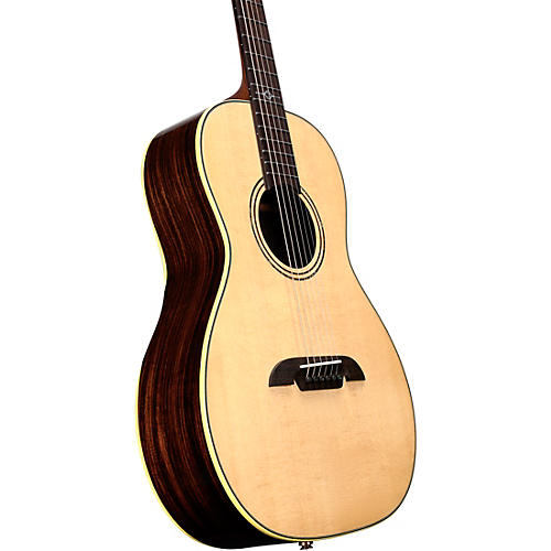 Alvarez MP70E Parlor Acoustic-Electric Guitar Natural - musicians--Friend