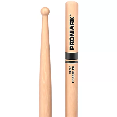 Promark Finesse Maple Round Tip Drum Sticks 5A Wood - musicians--Friend
