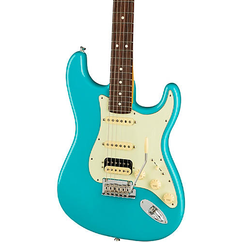 Fender American Professional II Stratocaster HSS Rosewood Fingerboard Electric Guitar Miami Blue - musicians--Friend